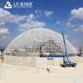 Prefab Steel Dome Roof Construction Cement Plant Structures Space Frame Systems
